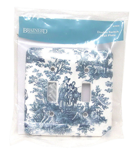 Blue French Toile' Design Wall Plate
LQ-67856