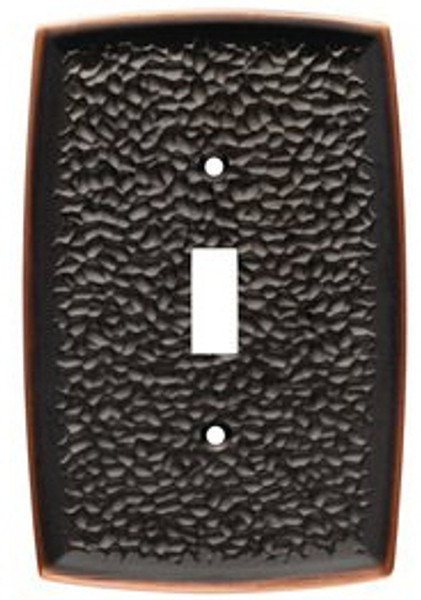 Venetian Bronze with Copper Highlights Hammered Wall Plate
L-144036