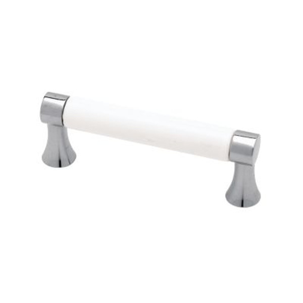 Polished Chrome Pull with White Ceramic Center
LQ-PBF455Y-CHW-CP