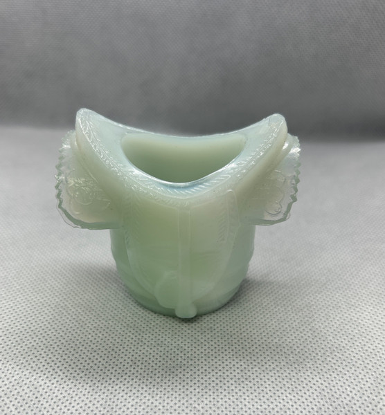 Saddle Toothpick Holder Milky Seafoam