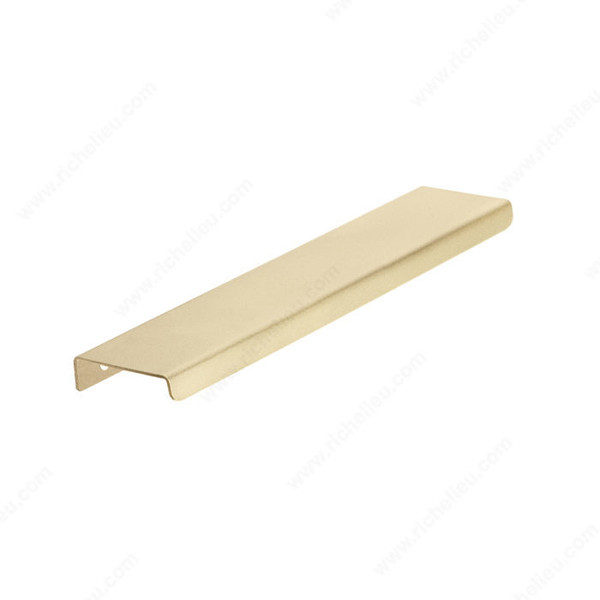 Modern Copper Edge Pull - 70 & 71 - 6 in - Antimicrobial, Brushed Nickel
