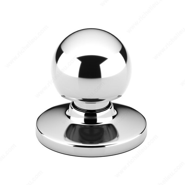 Functional Metal Wardrobe Knob - 3922 - Chrome
