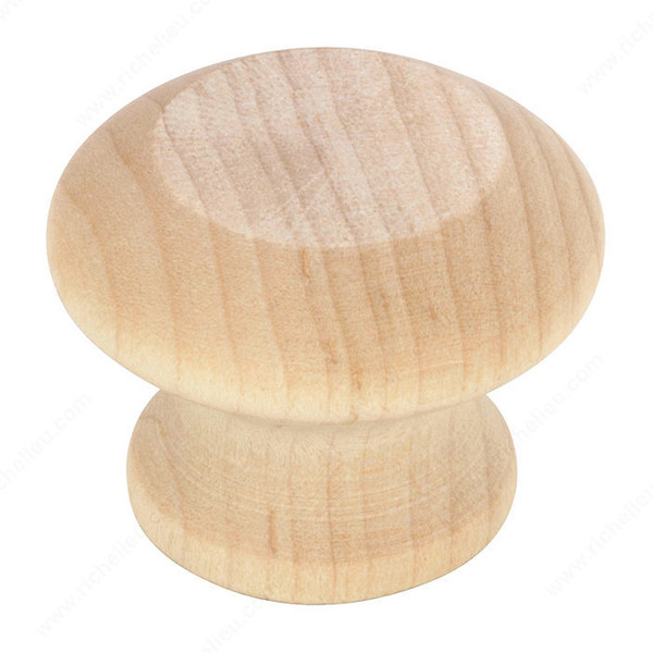 Eclectic Maple Wood Knob - 138 - Maple