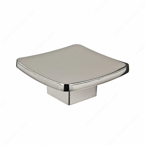Modern Metal Knob - 8609 - Polished Nickel