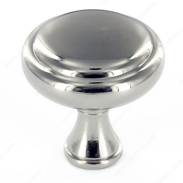 Traditional Metal Knob - 7903 - Polished Nickel