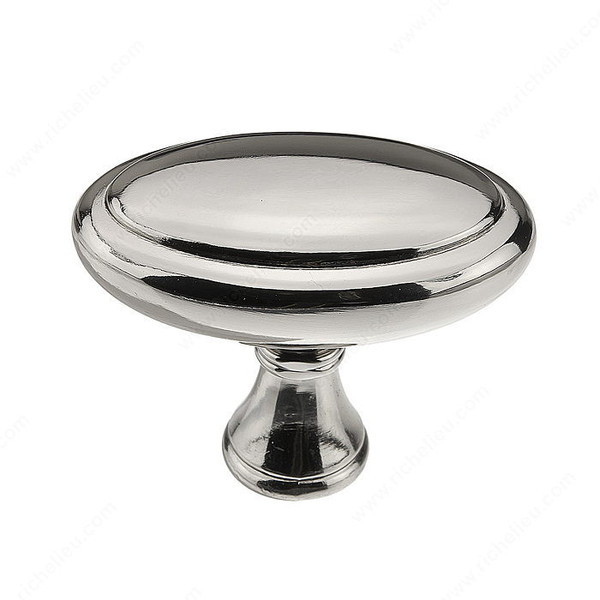 Traditional Metal Knob - 7904 - Polished Nickel
