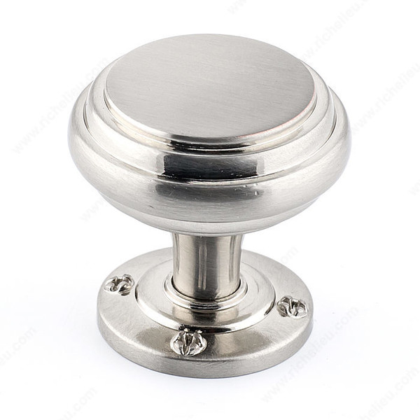 Modern Metal Knob - 4184 - Brushed Nickel