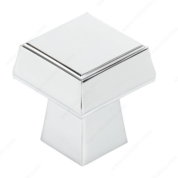 Modern Metal Knob - 5623 - Chrome
