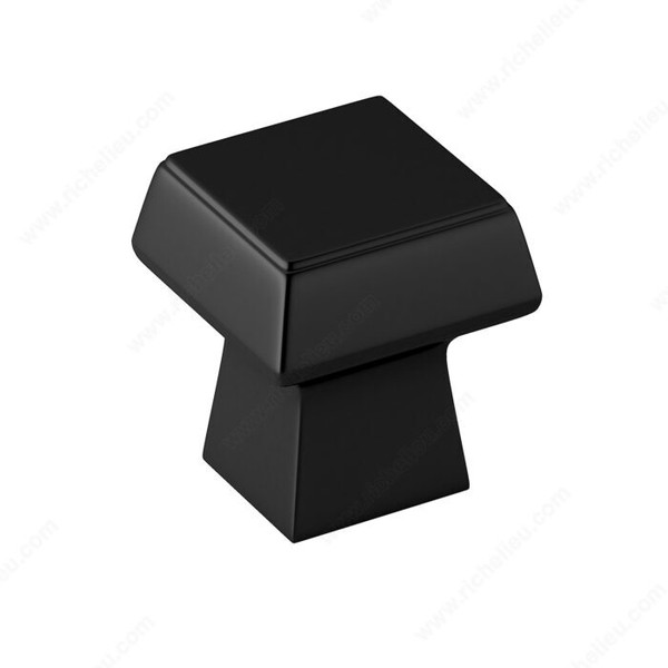 Modern Metal Knob - 5623 - Matte Black