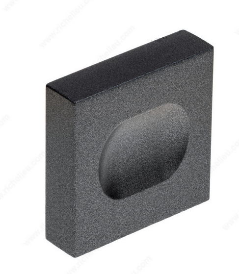 Richelieu Modern Metal Pull - 7824 - Titanium - 16 mm