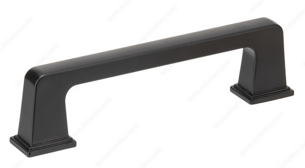 Richelieu Transitional Metal Pull - 8695 - Matte Black - 96 mm