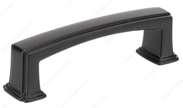 Richelieu Transitional Metal Pull - 8675 - Matte Black - 96 mm