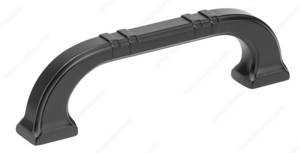 Richelieu Transitional Metal Pull - 8650 - Matte Black - 96 mm