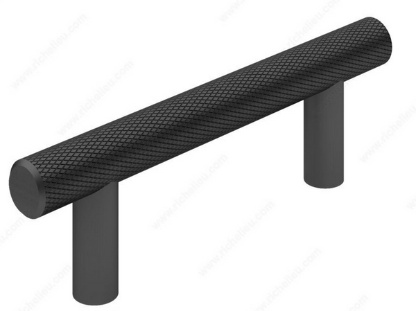 Richelieu Modern Metal Pull - 3060 - Matte Black - 76 mm