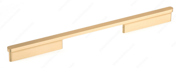 Richelieu Modern Metal Pull - 8636 - Brushed Gold - 320 mm