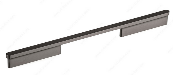 Richelieu Modern Metal Pull - 8636 - Brushed Black Nickel - 320 mm