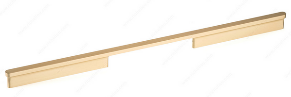 Richelieu Modern Metal Pull - 8636 - Brushed Gold - 448 mm
