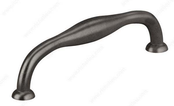 Richelieu Traditional Forged Iron Pull - 6565 - Durham Bronze - 128 mm