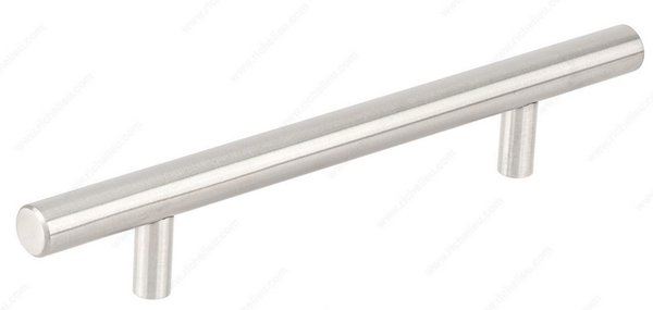 Richelieu Modern Stainless Steel Pull - 3487 - Stainless Steel - 128 mm