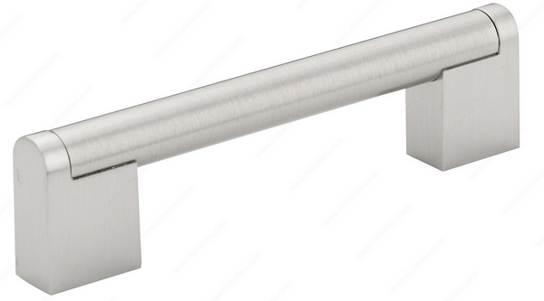 Richelieu Modern Metal Pull - 7191 - Brushed Nickel - 96 mm