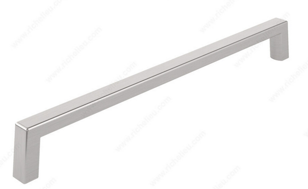 Richelieu Modern Metal Pull - 107 - Brushed Nickel - 8 in