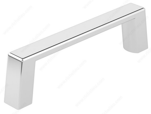 Richelieu Modern Metal Pull - 107 - Chrome - 4 in