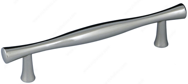 Richelieu Traditional Metal Pull - 9161 - Polished Nickel - 96 mm