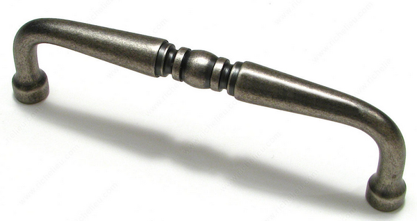 Richelieu Traditional Metal Pull - 145 - Pewter - 96 mm