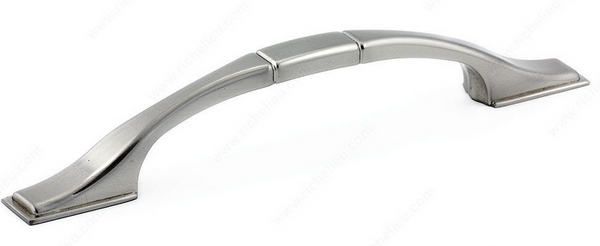 Richelieu Traditional Metal Pull - 307 - Brushed Nickel - 96 mm