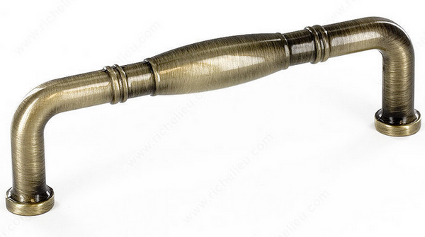 Richelieu Traditional Metal Pull - 802 - Antique English - 96 mm