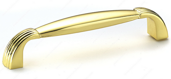 Richelieu Modern Metal Pull - 3070 - Brass - 96 mm