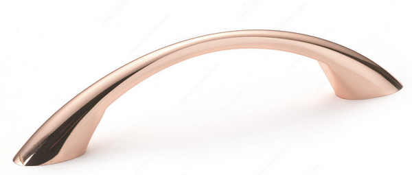 Richelieu Modern Metal Pull - 6501 - Polished Copper - 96 mm