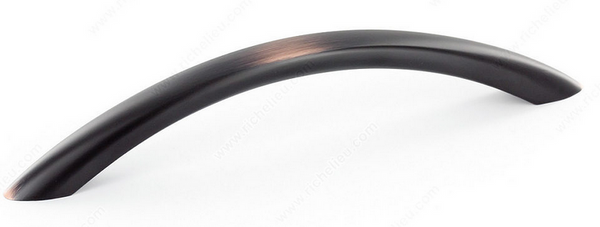 Richelieu Modern Metal Pull - 16338 - Brushed Oil-Rubbed Bronze - 128 mm