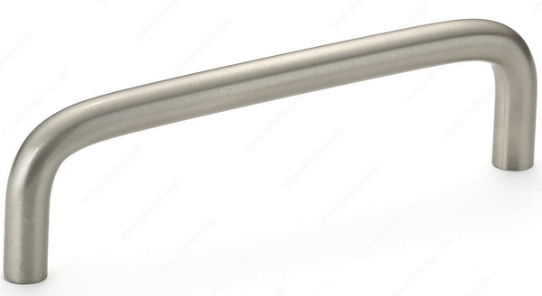 Richelieu Functional Brass Pull - 5 - Brushed Nickel - 4 in