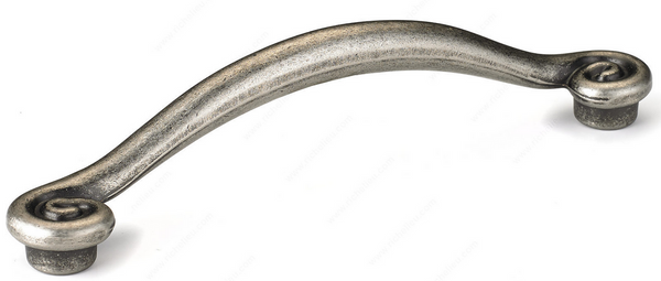 Richelieu Traditional Metal Pull - 4101 - Pewter - 128 mm
