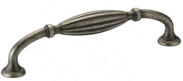 Richelieu Traditional Metal Pull - 8071 - Antique Iron - 128 mm