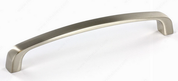 Richelieu Modern Metal Pull - 820 - Brushed Nickel - 128 mm
