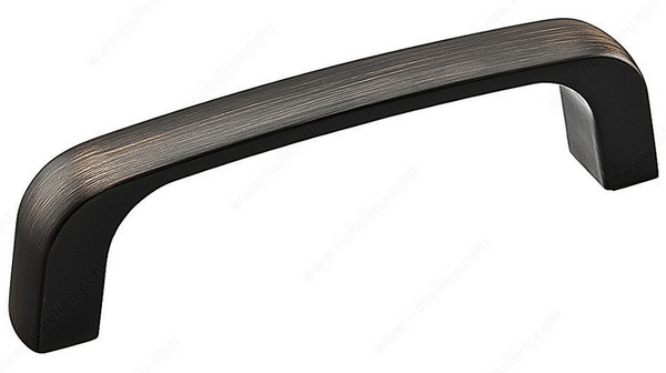 Richelieu Modern Metal Pull - 820 - Brushed Oil-Rubbed Bronze - 76 mm