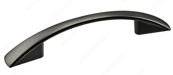 Richelieu Modern Metal Pull - 821 - Antique Nickel - 76 mm