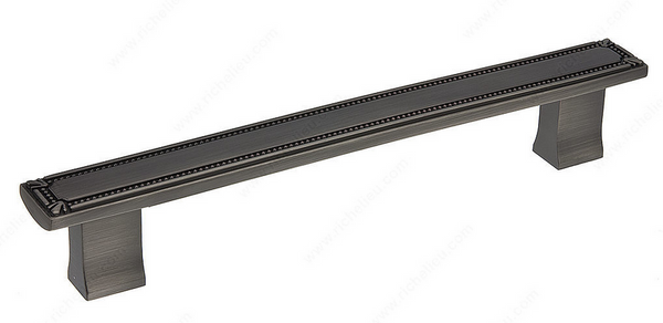 Richelieu Traditional Metal Pull - 7809 - Antique Nickel - 160 mm