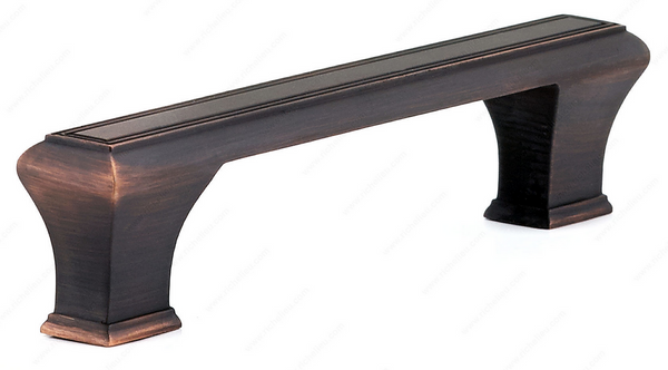 Richelieu Traditional Metal Pull - 7759 - Brushed Oil-Rubbed Bronze - 128 mm