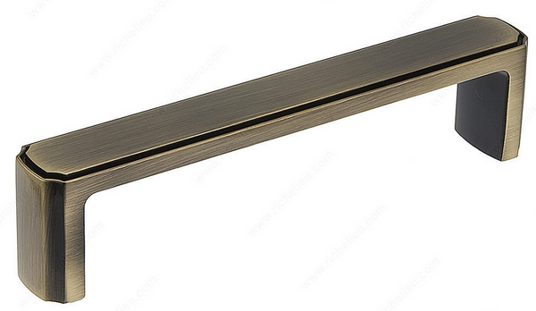Richelieu Transitional Metal Pull - 770 - Antique English - 128 mm
