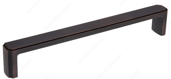 Richelieu Transitional Metal Pull - 770 - Brushed Oil-Rubbed Bronze - 192 mm