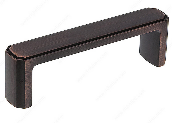 Richelieu Transitional Metal Pull - 770 - Brushed Oil-Rubbed Bronze - 3 in