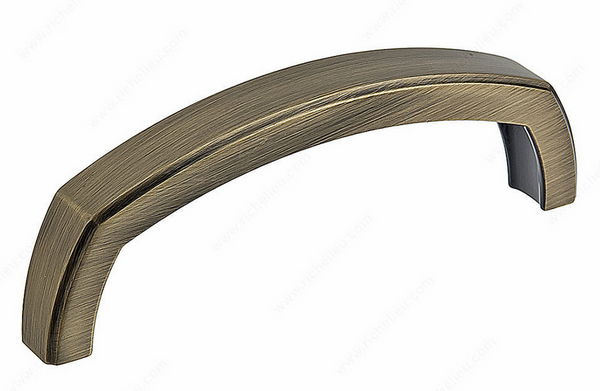 Richelieu Transitional Metal Pull - 785 - Antique English - 96 mm