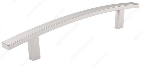 Richelieu Transitional Metal Pull - 650 - Polished Nickel - 128 mm