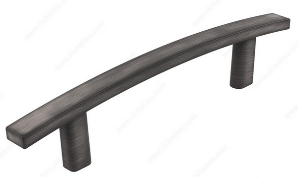 Richelieu Transitional Metal Pull - 650 - Antique Nickel - 96 mm