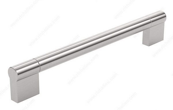Richelieu Modern Stainless Steel Pull - 527 - Brushed Nickel - 180 mm