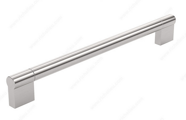Richelieu Modern Stainless Steel Pull - 527 - Brushed Nickel - 224 mm
