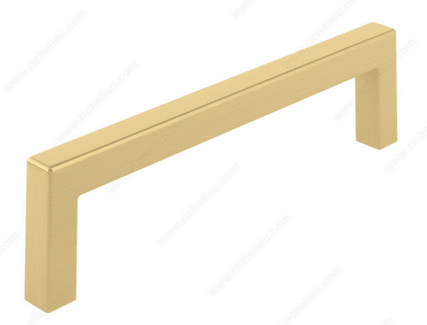Richelieu Modern Metal Pull - 873 - Satin Brass - 128 mm